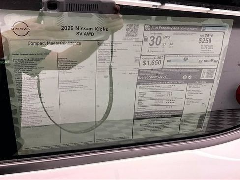 New 2026 Nissan Kicks SV w/ Cold Weather Package AWD/4WD image 39