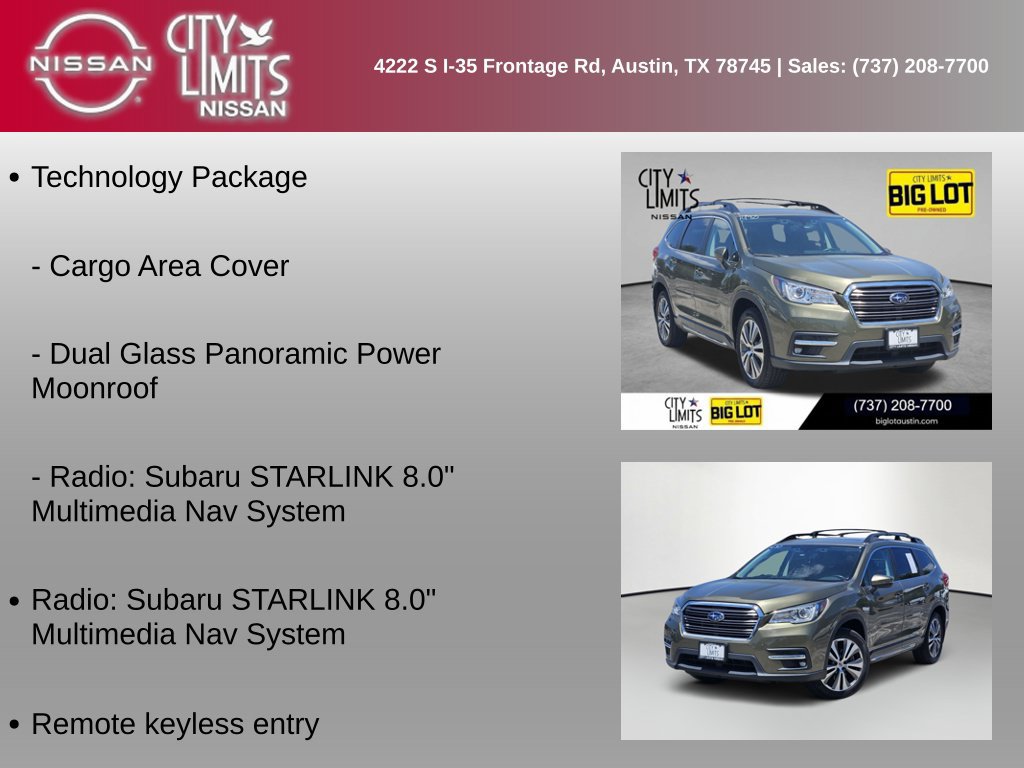 Used 2022 Subaru Ascent Limited w/ Technology Package AWD/4WD image 6