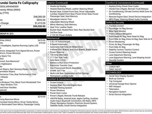 Certified 2024 Hyundai Santa Fe Calligraphy image 6
