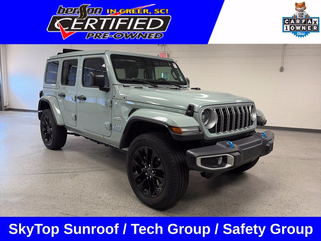 Used 2024 Jeep Wrangler Unlimited Sahara w/ Technology Group AWD/4WD image 1