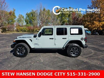 Used 2023 Jeep Wrangler Unlimited Rubicon 4xe w/ Steel Bumper Group