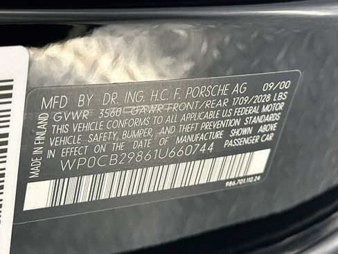 Used 2001 Porsche Boxster S RWD image 29