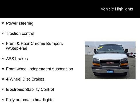 Used 2024 GMC Savana 2500 w/ Driver Convenience Package image 12