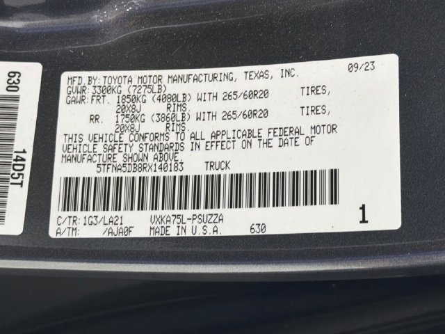 Used 2024 Toyota Tundra Platinum AWD/4WD image 38