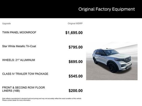 Used 2023 Ford Explorer ST-Line w/ Class IV Trailer Tow Package image 10