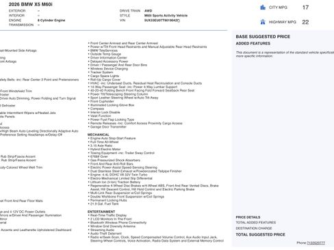 Used 2026 BMW X5 M60i image 7