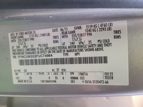 Used 2015 Ford Escape SE image 33