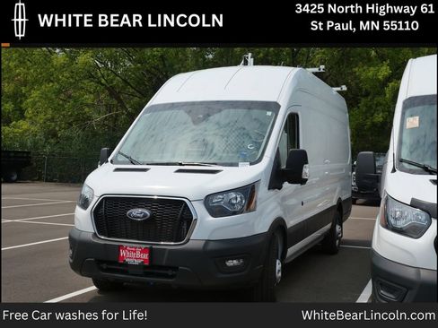 Used 2024 Ford Transit 350 148 High Roof Extended AWD w/ Load Area Protection Package image 1