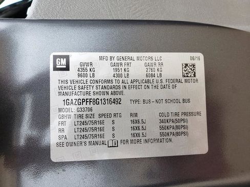 Used 2016 Chevrolet Express 3500 LT w/ LT Preferred Equipment Group image 25