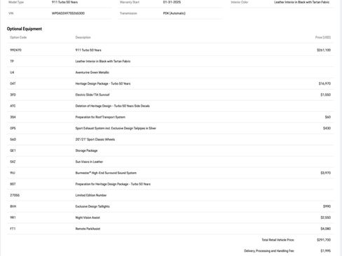 Certified 2025 Porsche 911 Turbo S image 33