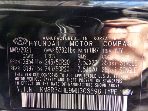 Used 2021 Hyundai Palisade SEL w/ Convenience Package image 35