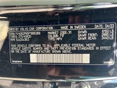 Used 2023 Volvo XC90 B6 Plus w/ Protection Package Premier AWD/4WD image 39