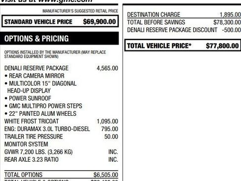 Certified 2024 GMC Sierra 1500 Denali w/ Denali Reserve Package image 2