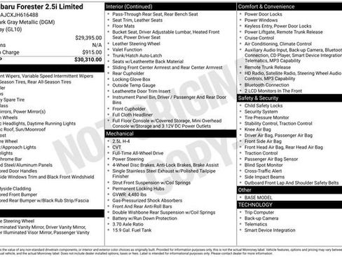 Used 2018 Subaru Forester 2.5i Limited image 10