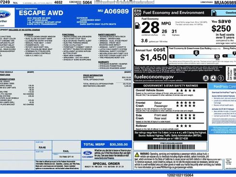 Used 2021 Ford Escape SE image 7