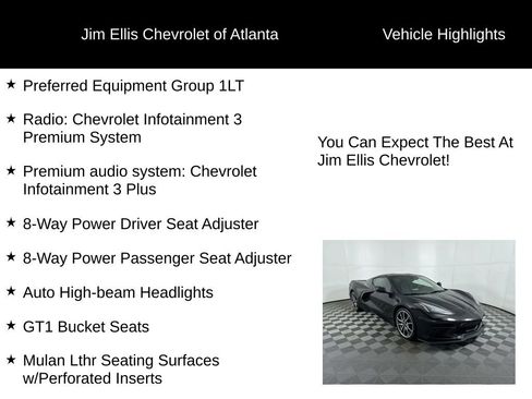 Certified 2025 Chevrolet Corvette Stingray Coupe w/ 1LT image 5