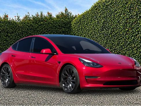 Used 2021 Tesla Model 3 Performance AWD/4WD image 1
