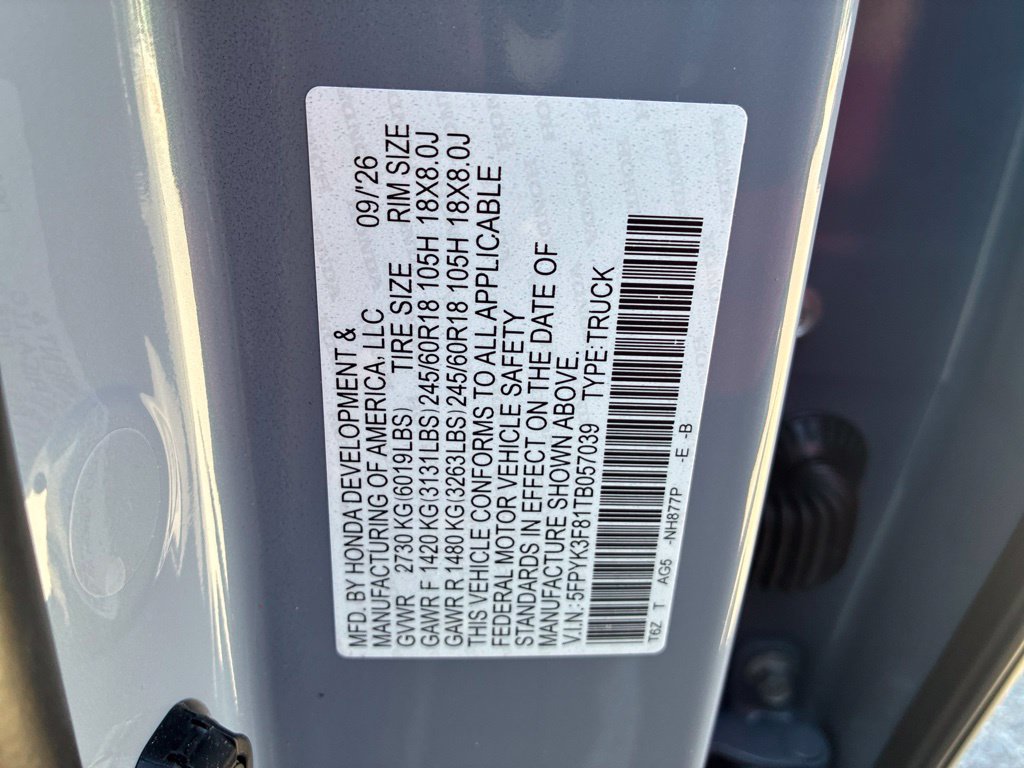New 2026 Honda Ridgeline Black Edition image 27