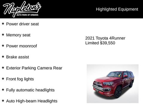 Used 2021 Toyota 4Runner Limited image 6