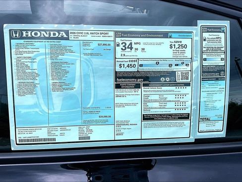 New 2026 Honda Civic Sport image 14
