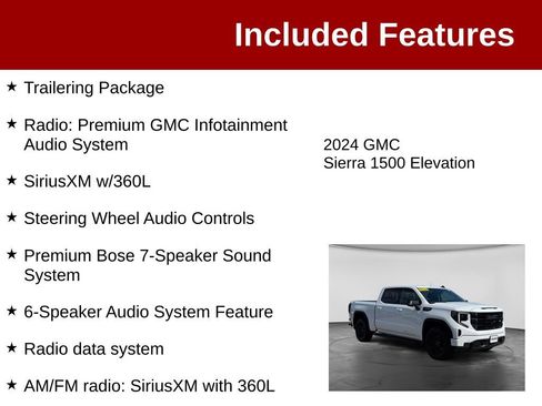 Used 2024 GMC Sierra 1500 Elevation w/ Elevation Premium Package AWD/4WD image 4