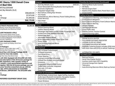 Used 2020 GMC Sierra 1500 Denali w/ Denali Ultimate Package AWD/4WD image 35