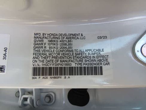 Used 2023 Honda Accord EX image 24