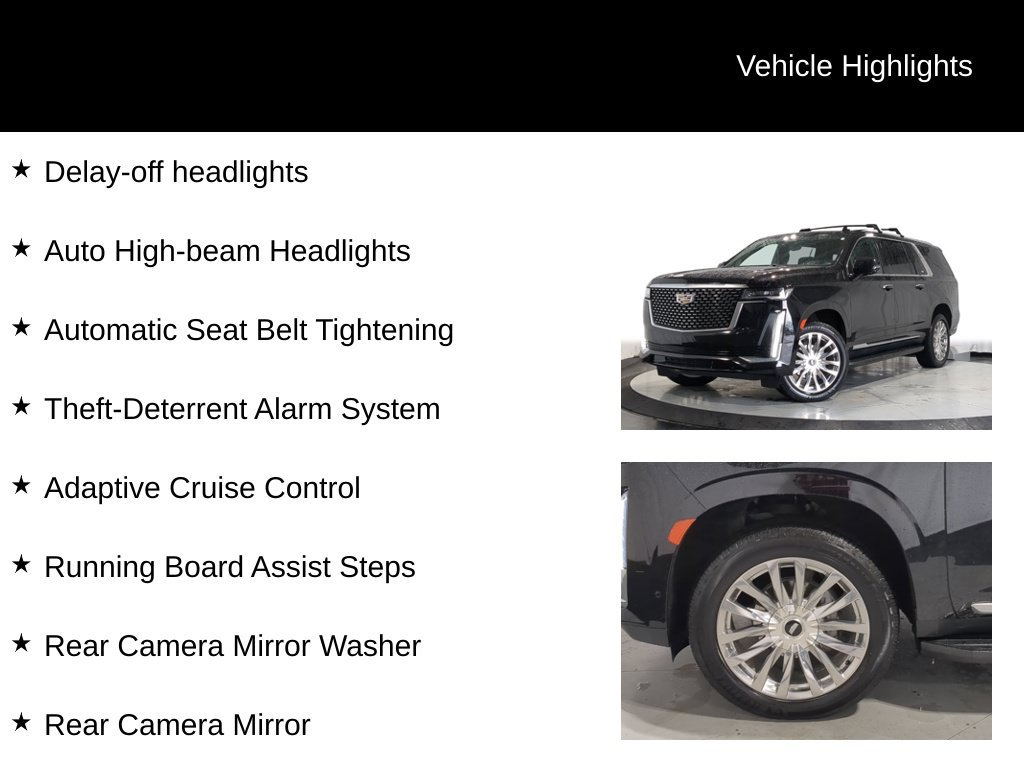 Used 2023 Cadillac Escalade ESV Premium Luxury AWD/4WD image 38