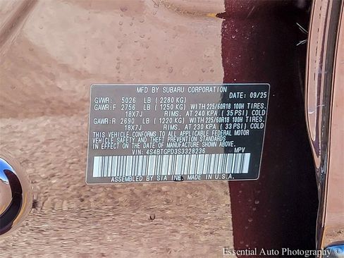 Certified 2025 Subaru Outback Touring XT image 36