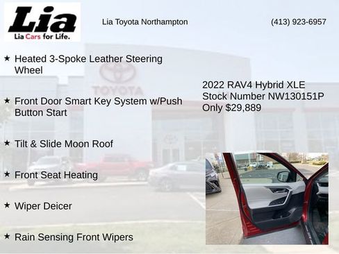 Used 2022 Toyota RAV4 XLE w/ Convenience Package image 21