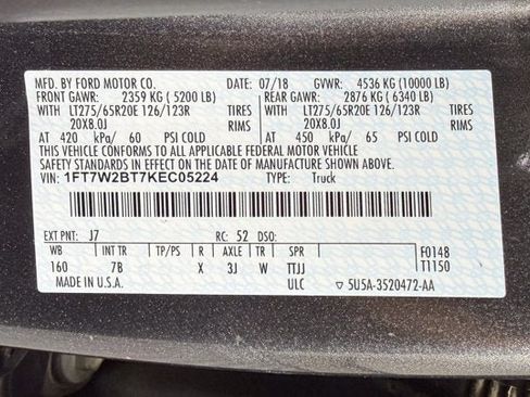 Used 2019 Ford F250 Platinum w/ Platinum Ultimate Package AWD/4WD image 14
