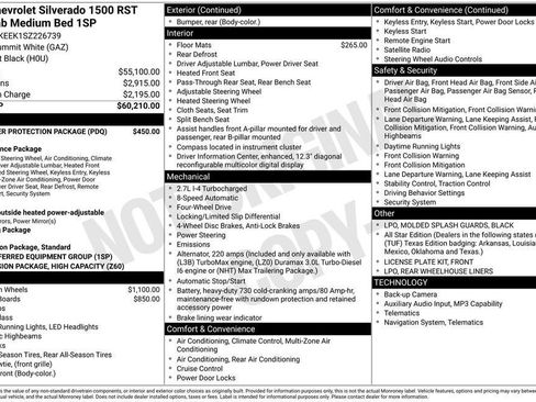 Used 2025 Chevrolet Silverado 1500 RST w/ LPO, Liner Protection Package AWD/4WD image 27