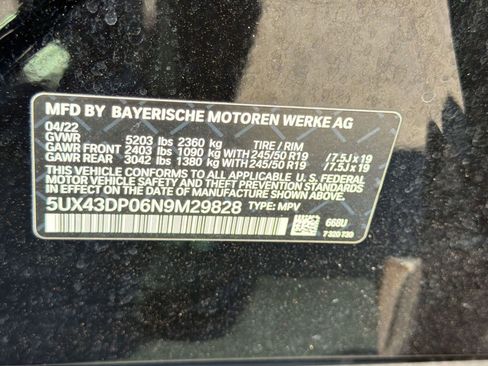 Used 2022 BMW X3 sDrive30i w/ Convenience Package RWD image 19