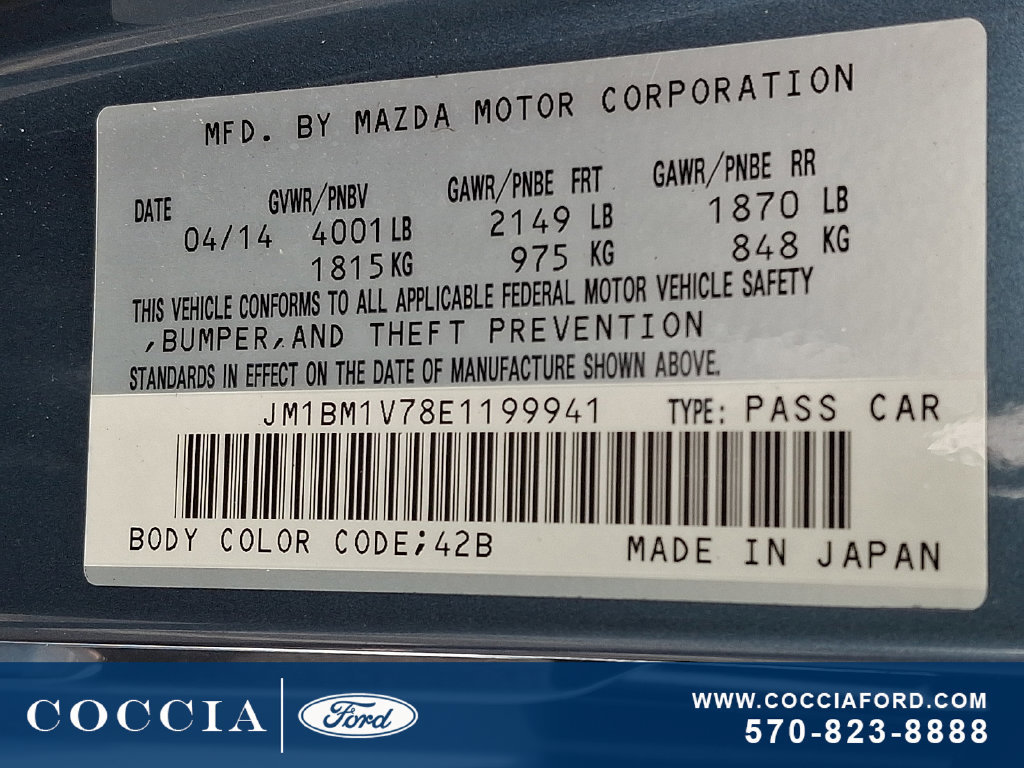 Used 2014 MAZDA MAZDA3 i Touring w/ Moonroof Package 1 FWD image 27