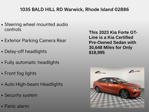 Certified 2023 Kia Forte GT-Line image 14