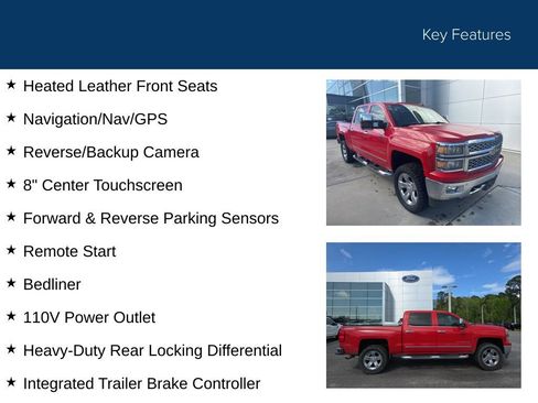Used 2015 Chevrolet Silverado 1500 LTZ w/ LTZ Plus Package AWD/4WD image 28