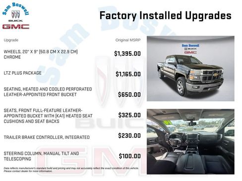 Used 2014 Chevrolet Silverado 1500 LTZ Z71 w/ LTZ Plus Package AWD/4WD image 4