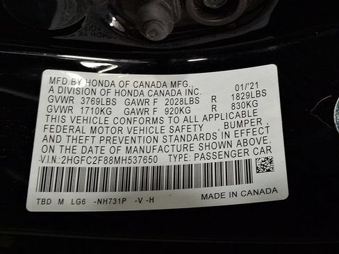 Used 2021 Honda Civic Sport image 27