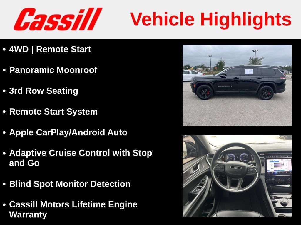 Used 2023 Jeep Grand Cherokee L Limited w/ Luxury Tech Group II AWD/4WD image 7