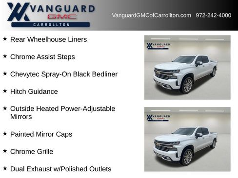 Used 2019 Chevrolet Silverado 1500 High Country w/ Trailer Camera Package AWD/4WD image 13