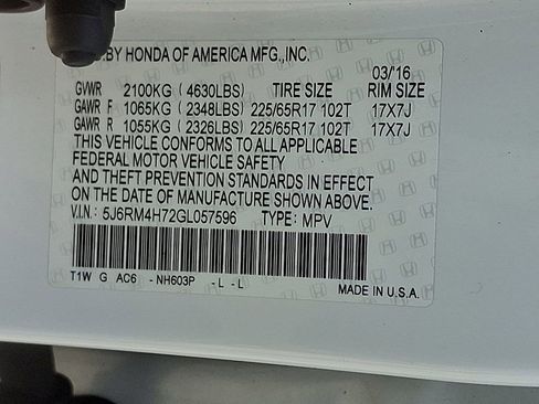 Used 2016 Honda CR-V EX-L image 27