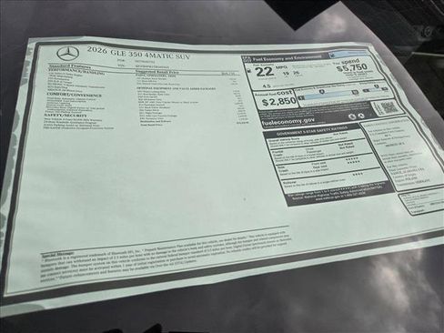 New 2026 Mercedes-Benz GLE 350 4MATIC image 16