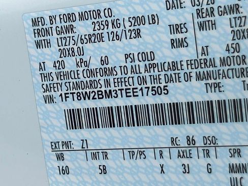 New 2026 Ford F250 Lariat w/ Black Appearance Package AWD/4WD image 49