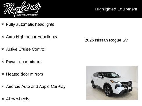 Used 2025 Nissan Rogue SV AWD/4WD image 16