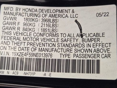 Used 2022 Honda Insight EX image 33