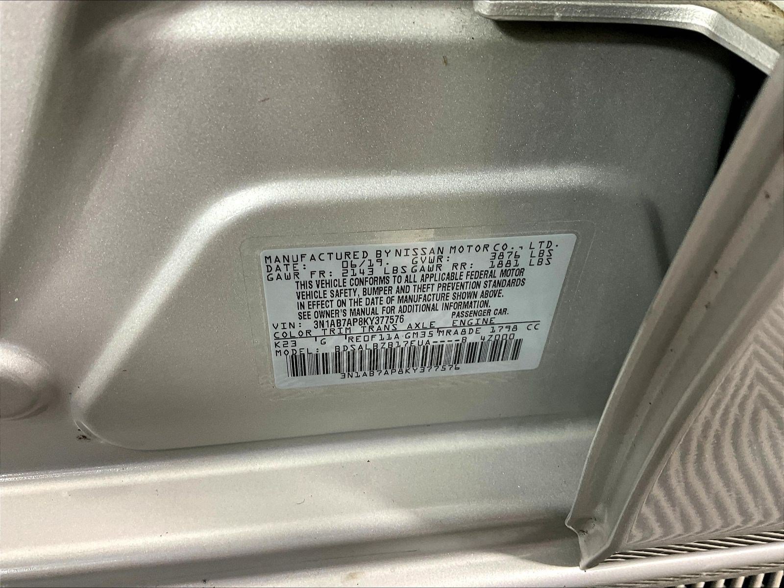Used 2019 Nissan Sentra S FWD image 19