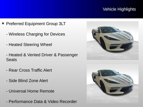 Used 2021 Chevrolet Corvette Stingray Premium Conv w/ Z51 Performance Package RWD image 16