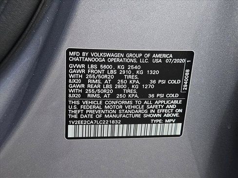 Used 2020 Volkswagen Atlas Cross Sport SEL FWD image 25
