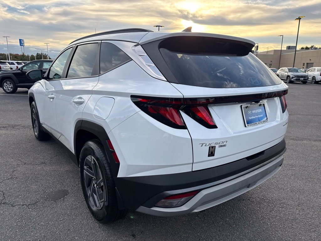 Certified 2025 Hyundai Tucson Blue AWD/4WD image 4