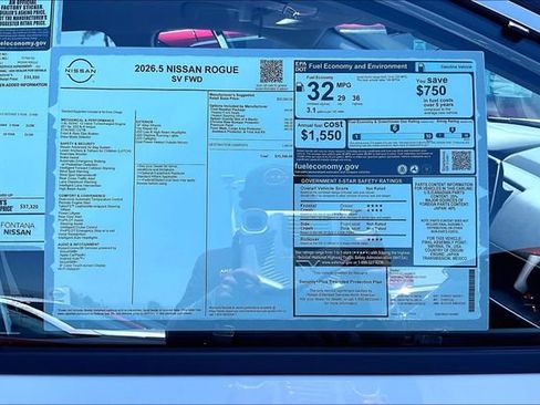 New 2026 Nissan Rogue SV w/ Cold Weather Package FWD image 12